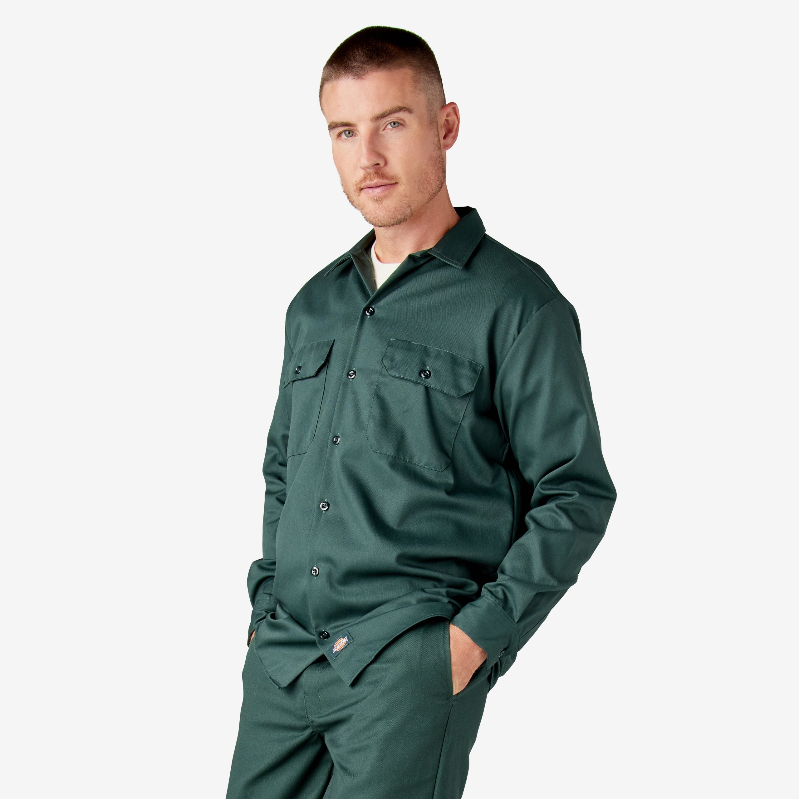 Long Sleeve Work Shirt - Image 3