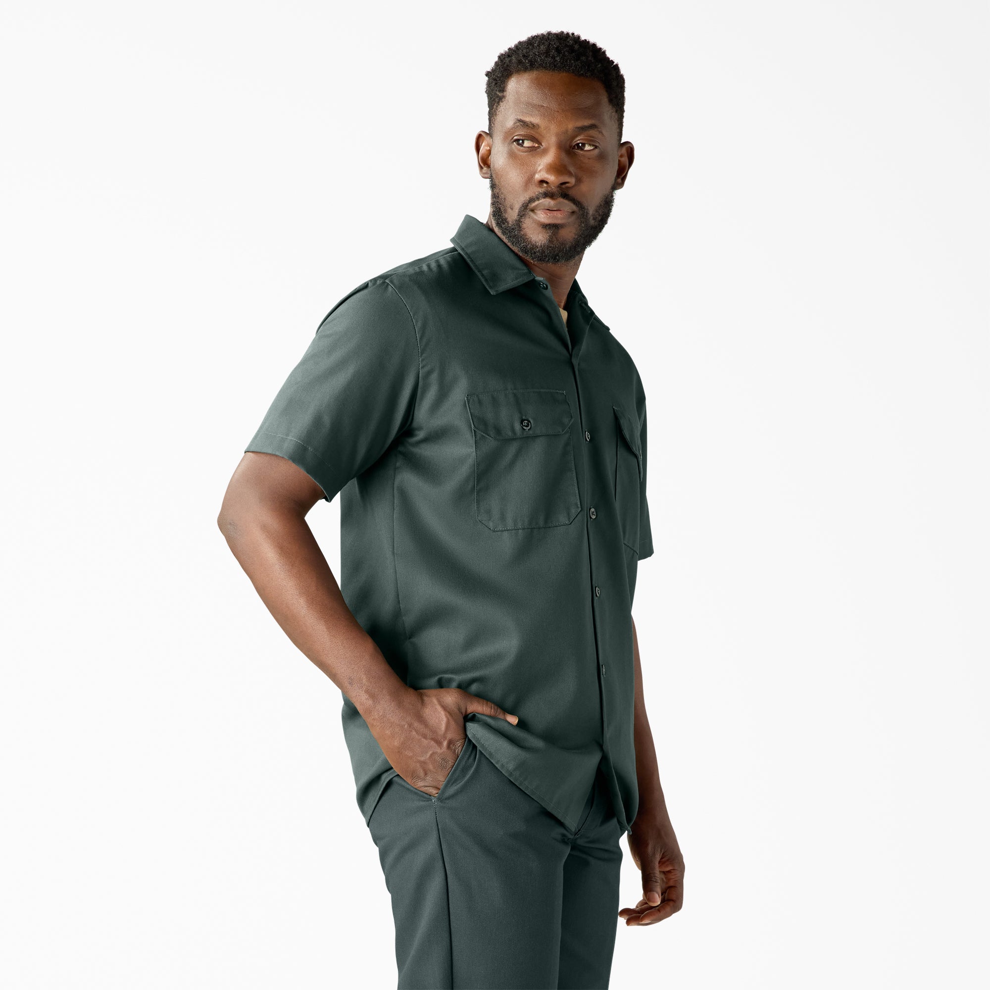 Short Sleeve Work Shirt - Image 4