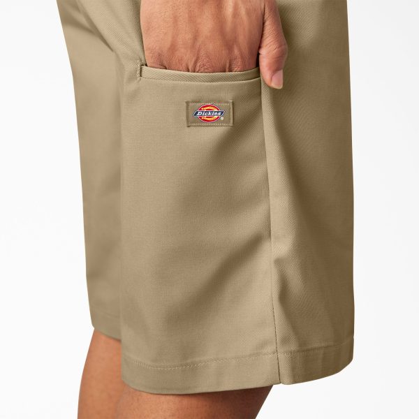 Loose Fit Flat Front Work Shorts. 13 - Image 9
