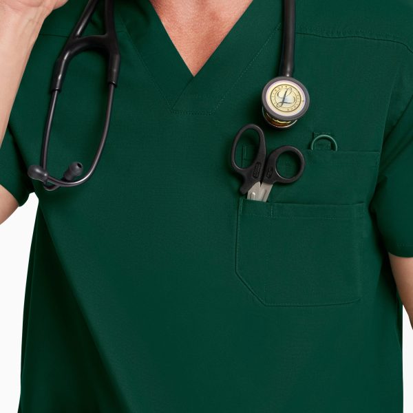 Men's EDS Signature V-Neck Scrub Top - Image 6