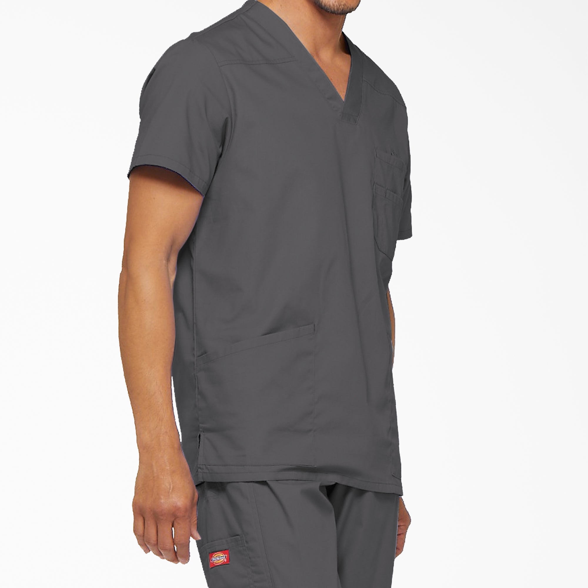 Men's EDS Signature V-Neck Scrub Top - Image 4