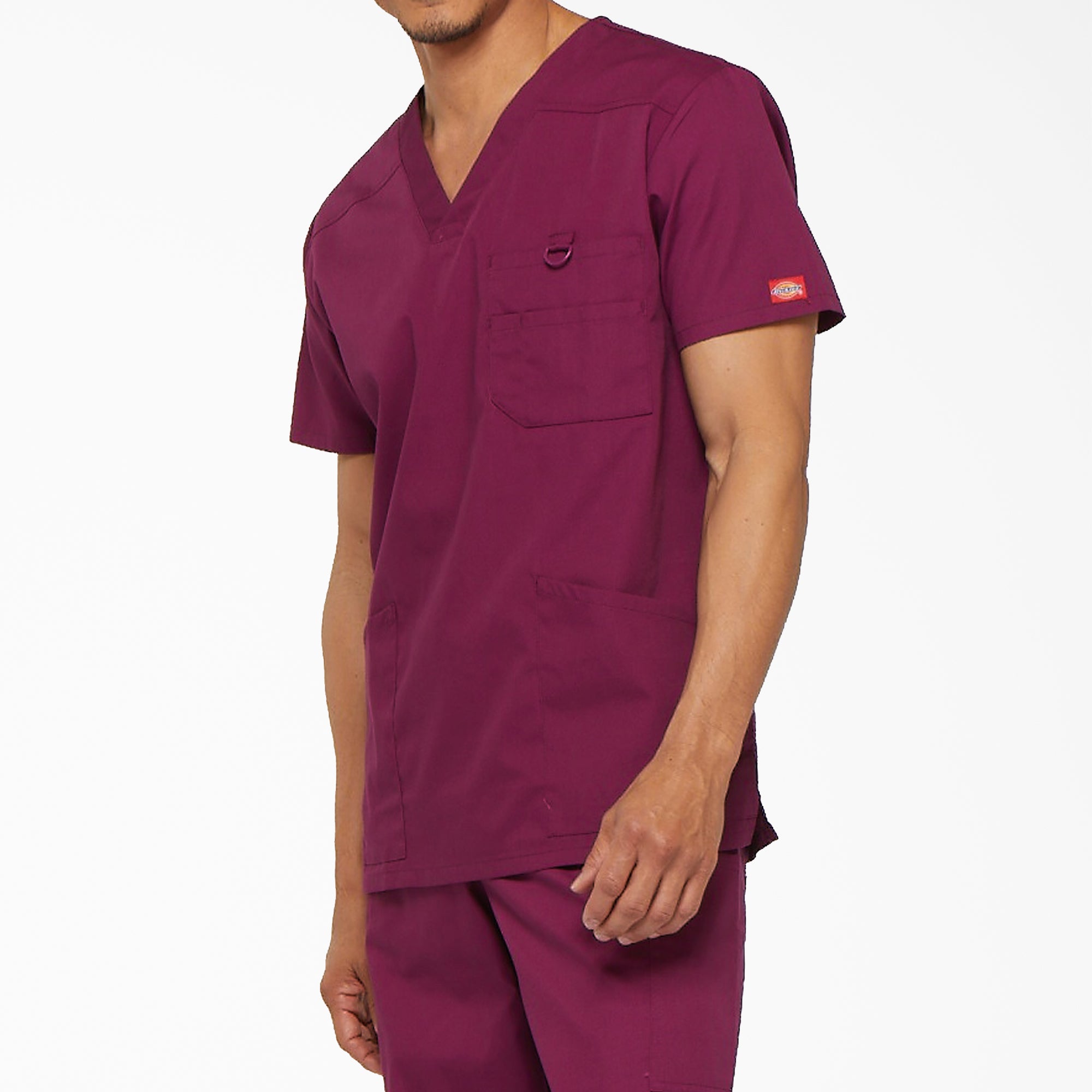 Men's EDS Signature V-Neck Scrub Top - Image 3