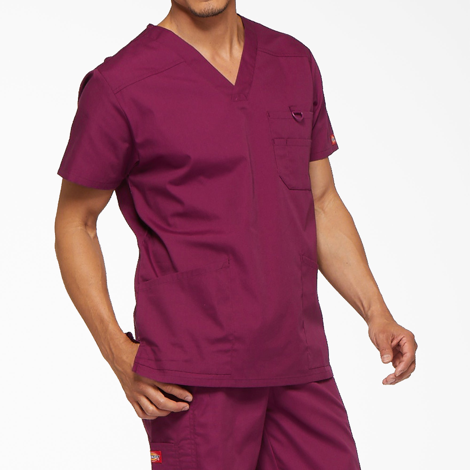 Men's EDS Signature V-Neck Scrub Top - Image 4