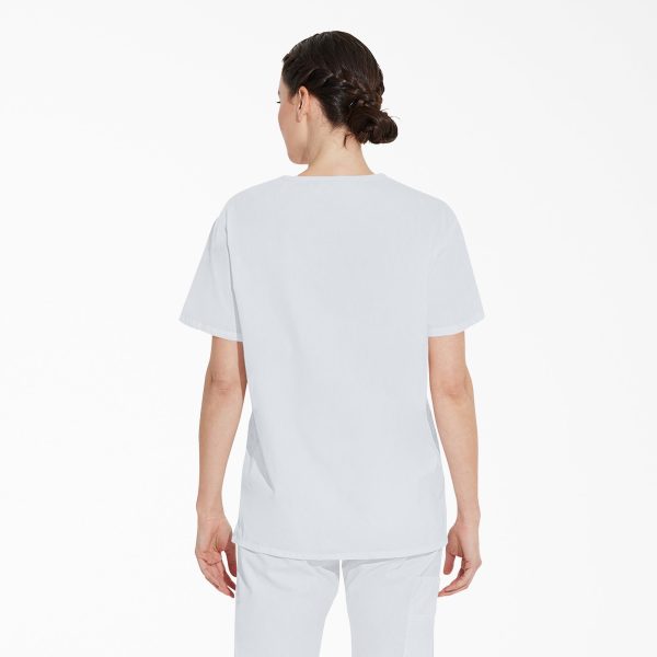 Unisex EDS Signature V-Neck Scrub Top - Image 2
