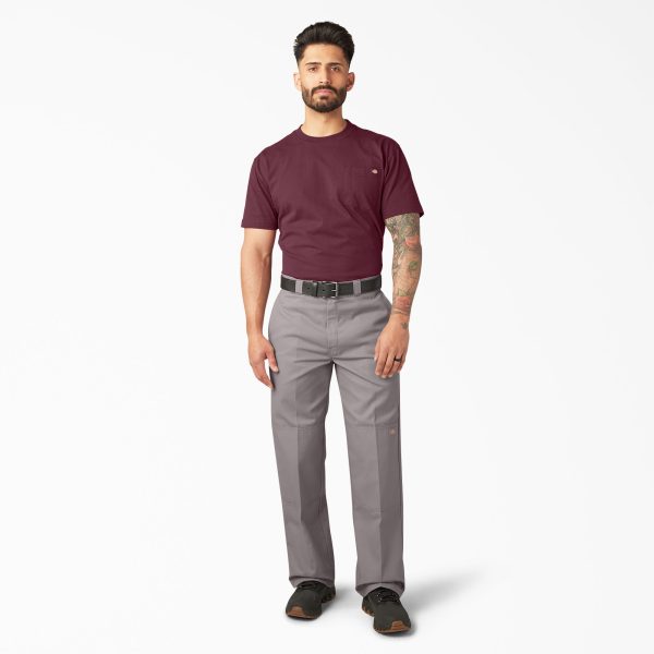 Loose Fit Double Knee Work Pants - Image 5