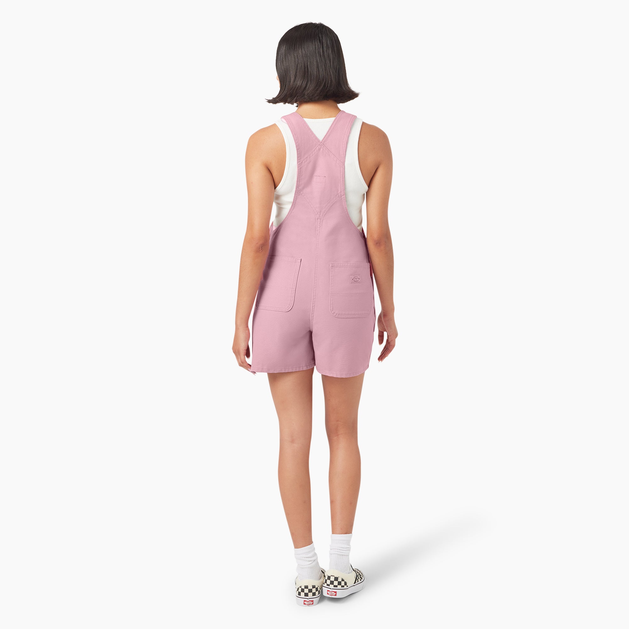 Women's Duck Canvas Bib Shortalls. 4 - Image 5