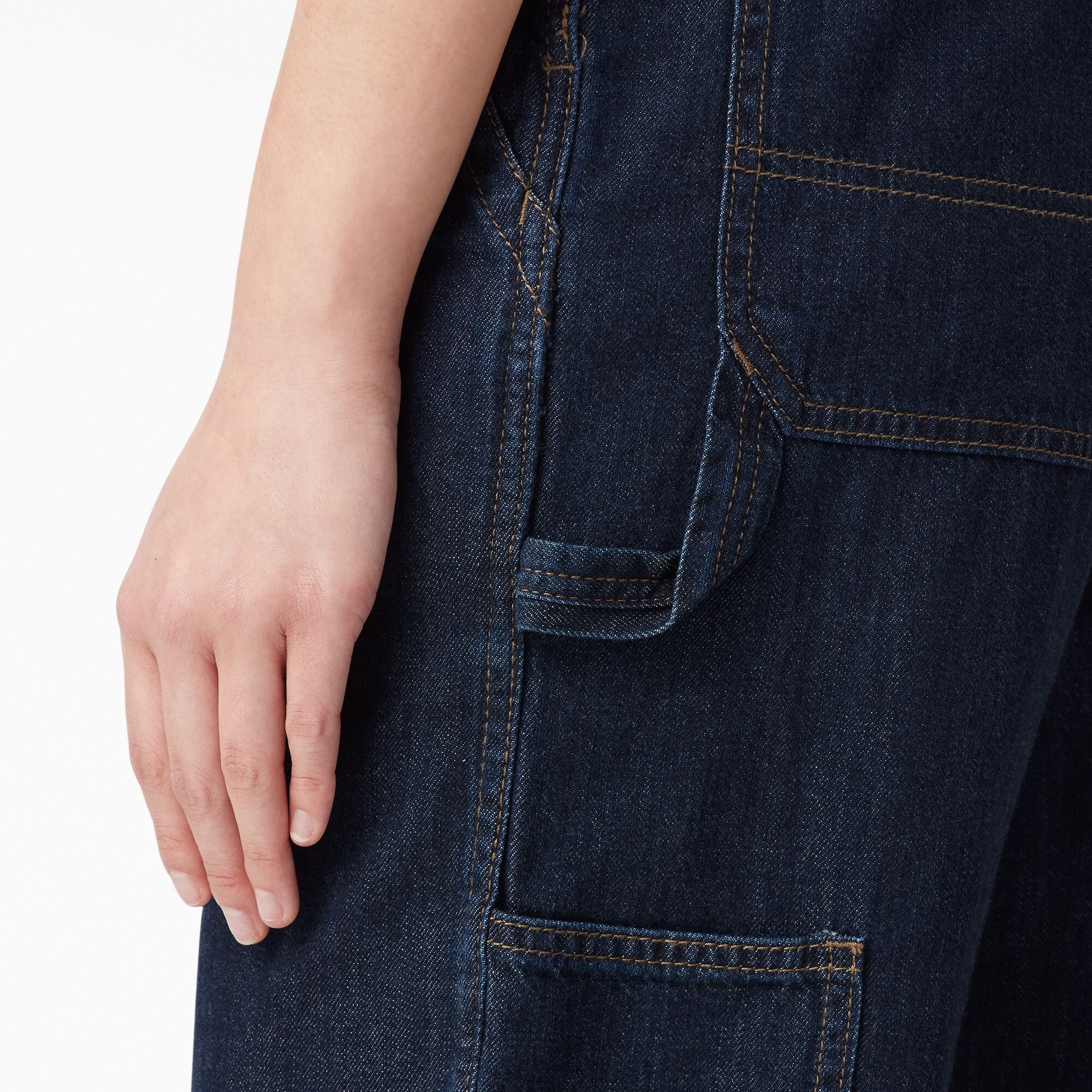 Women's Relaxed Fit Bib Overalls - Image 6