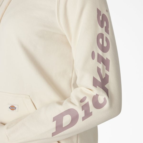 Women's Water Repellent Sleeve Logo Hoodie - Image 5