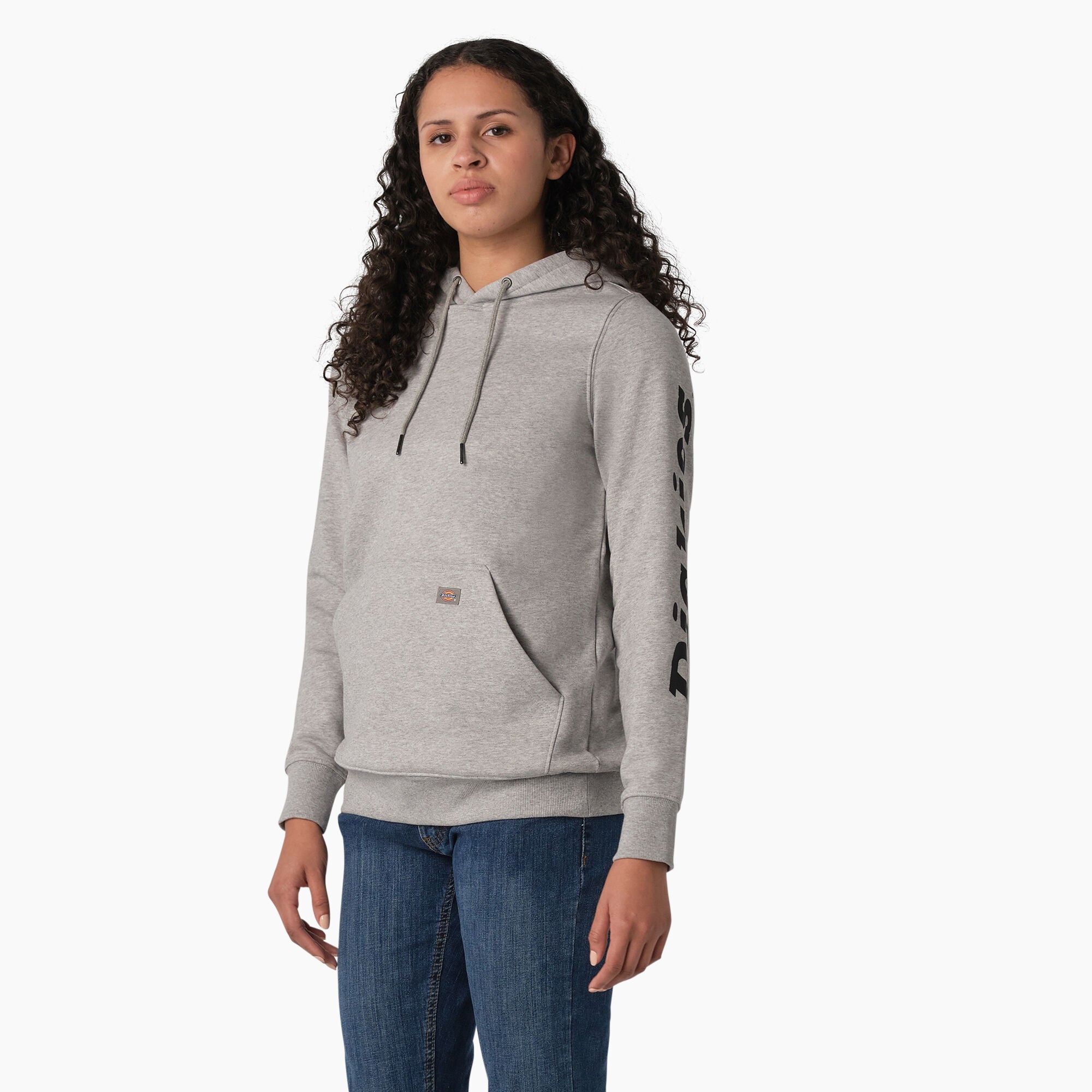 Women's Water Repellent Sleeve Logo Hoodie - Image 3