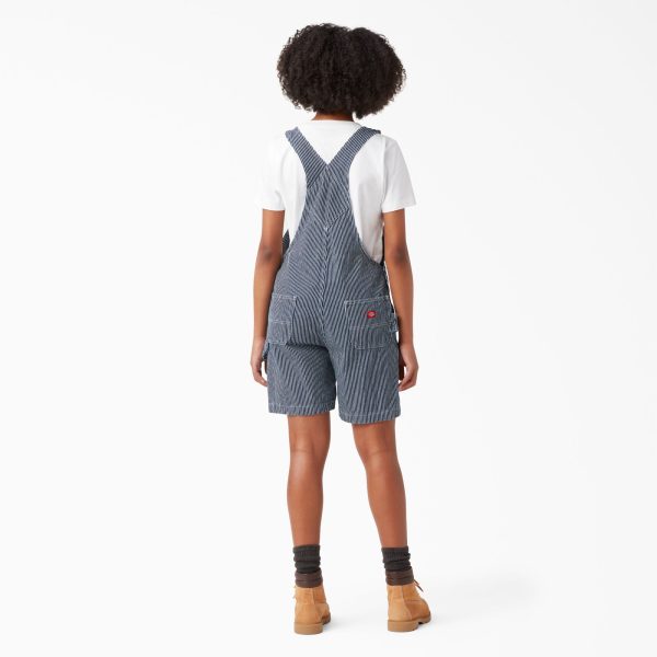 Women's Relaxed Fit Bib Shortalls. 7 - Image 2
