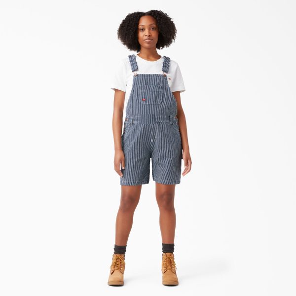 Women's Relaxed Fit Bib Shortalls. 7
