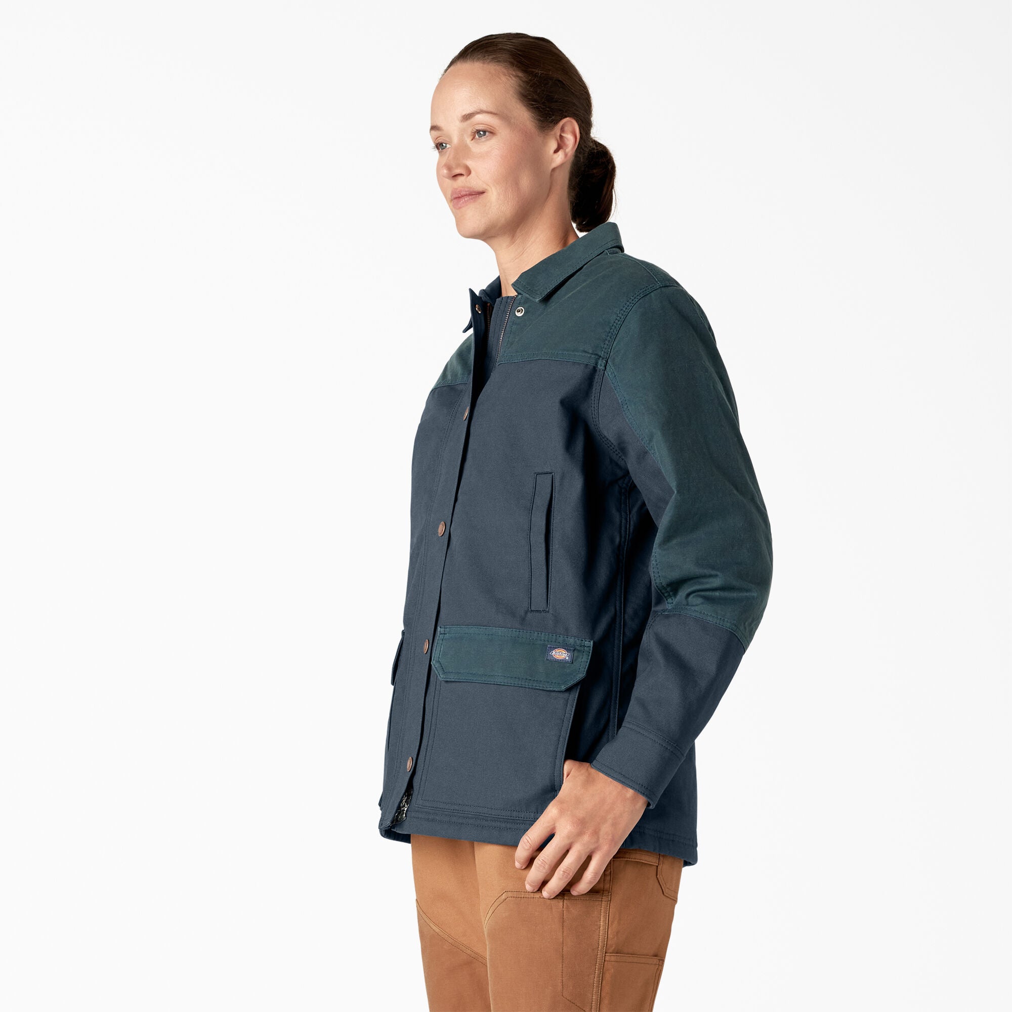 Women's Waxed Canvas Chore Coat - Image 3