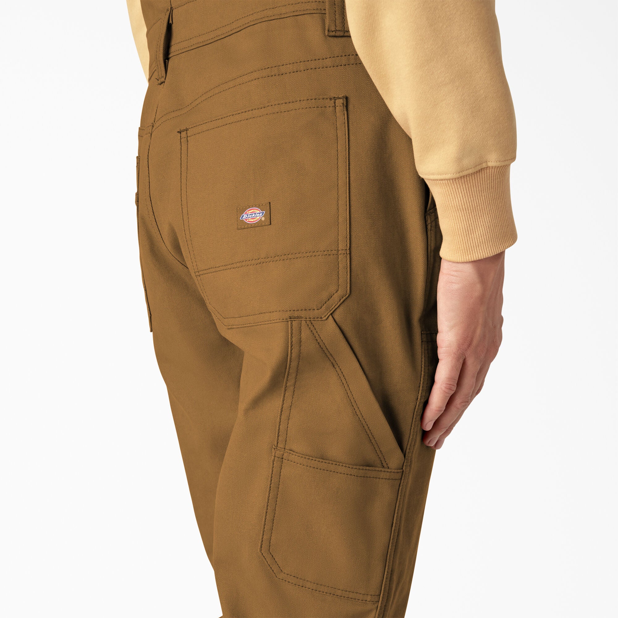 Women's Relaxed Fit Waxed Canvas Bib Overalls - Image 7