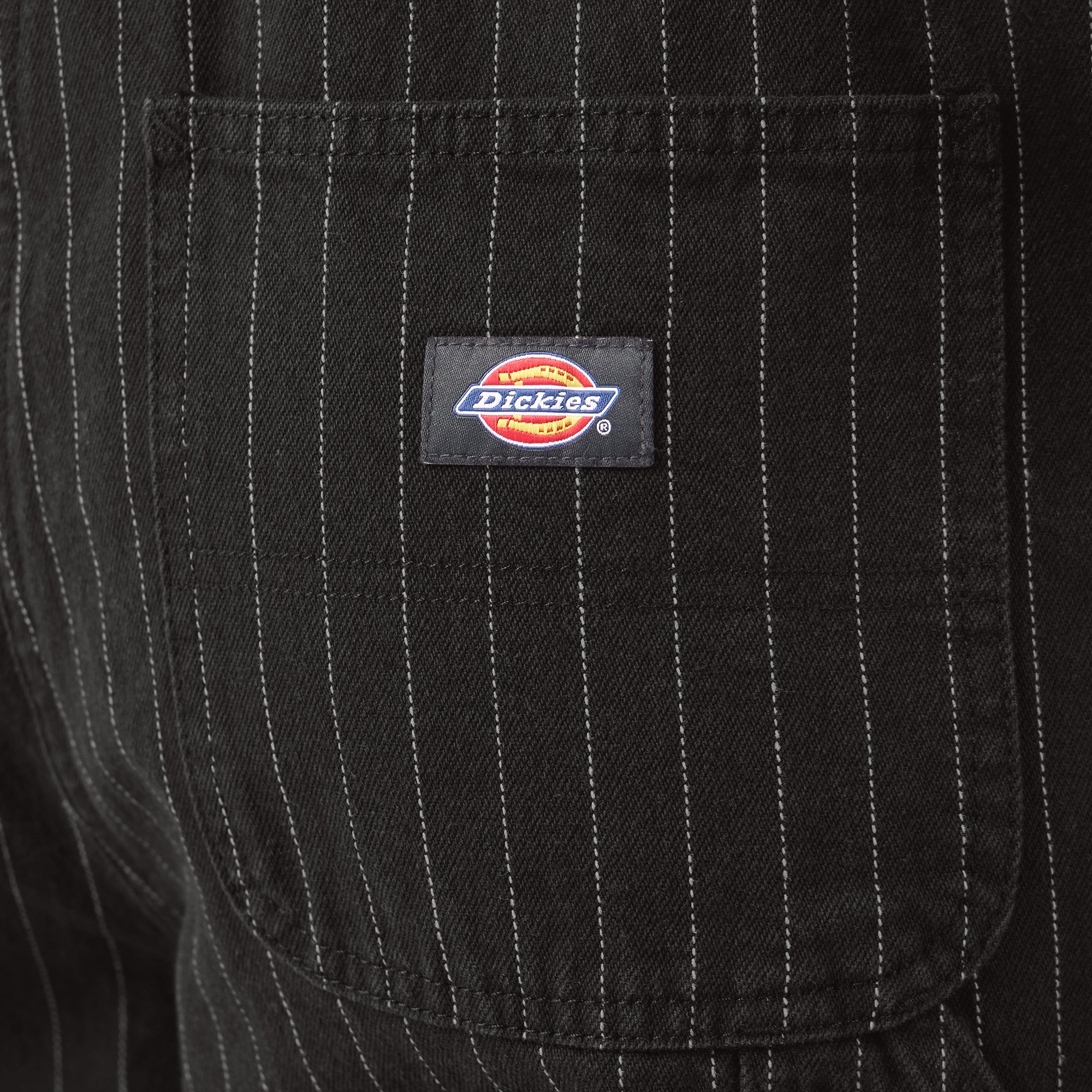 Women's Pinstripe Service Bib Overalls - Image 7