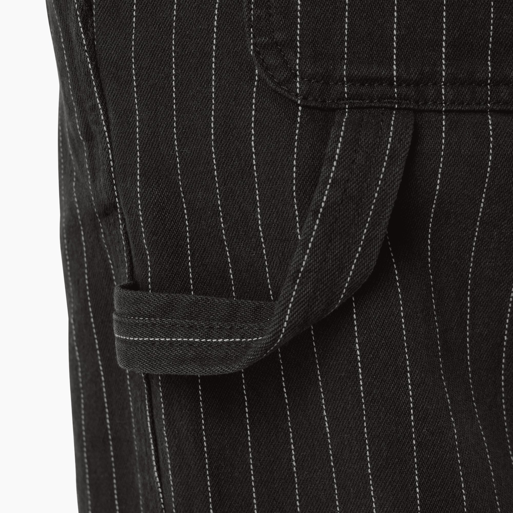 Women's Pinstripe Service Bib Overalls - Image 9