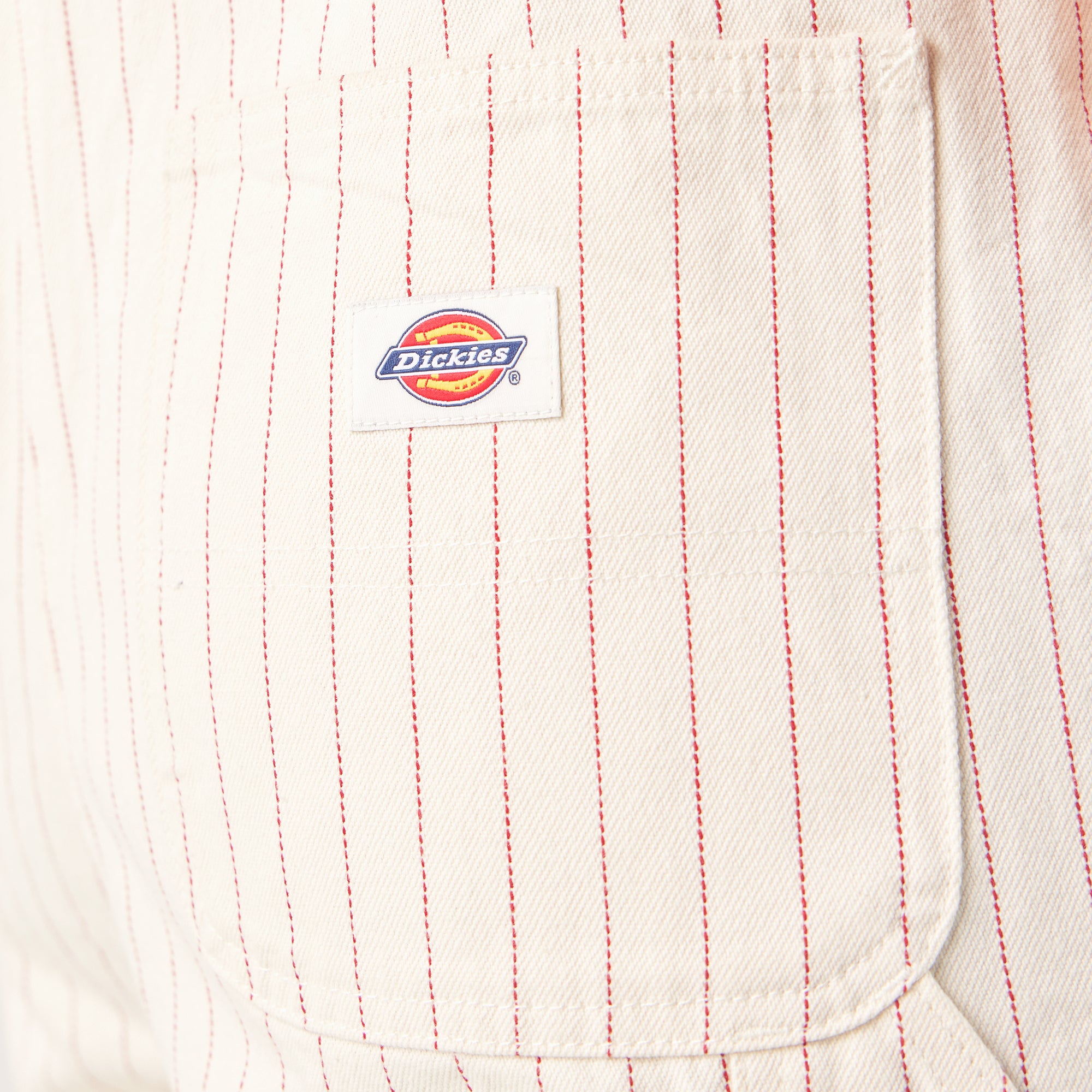 Women's Pinstripe Service Bib Overalls - Image 11