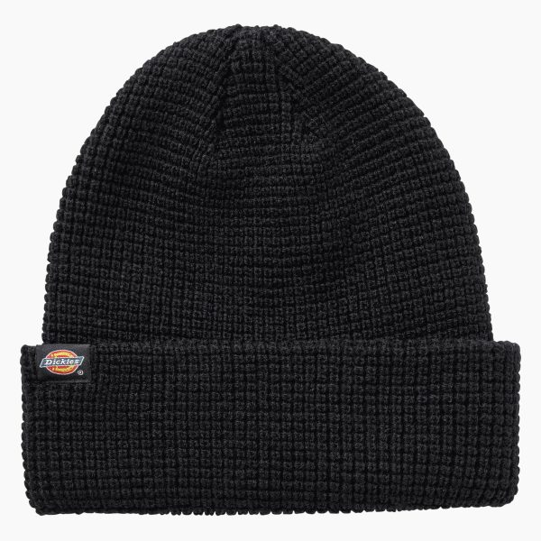 Waffle Knit Cuff Beanie