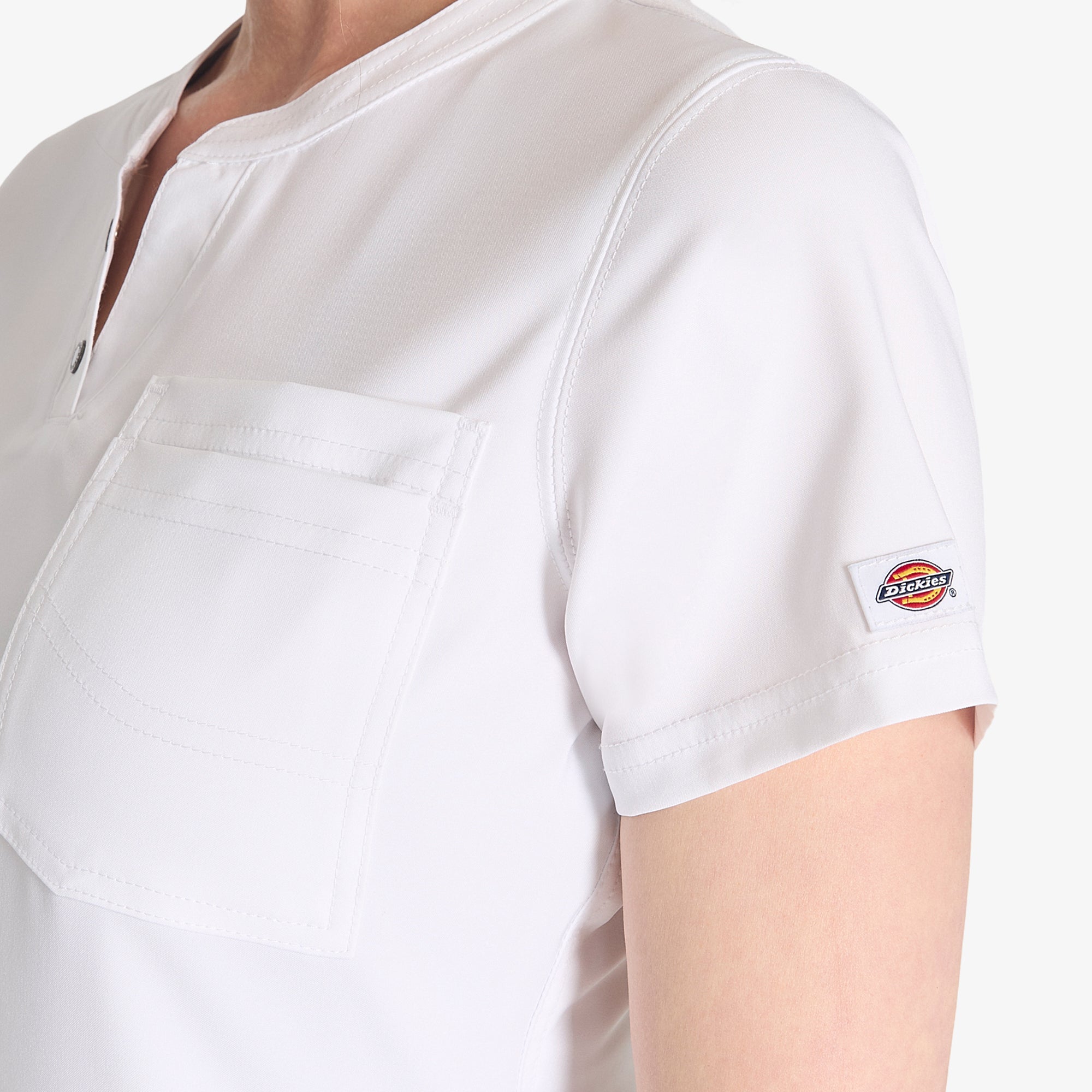 Women's EDS NXT Henley Scrub Top - Image 7