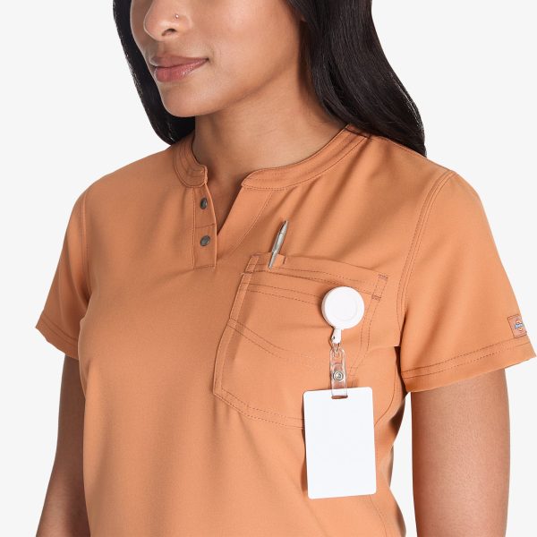 Women's EDS NXT Henley Scrub Top - Image 7