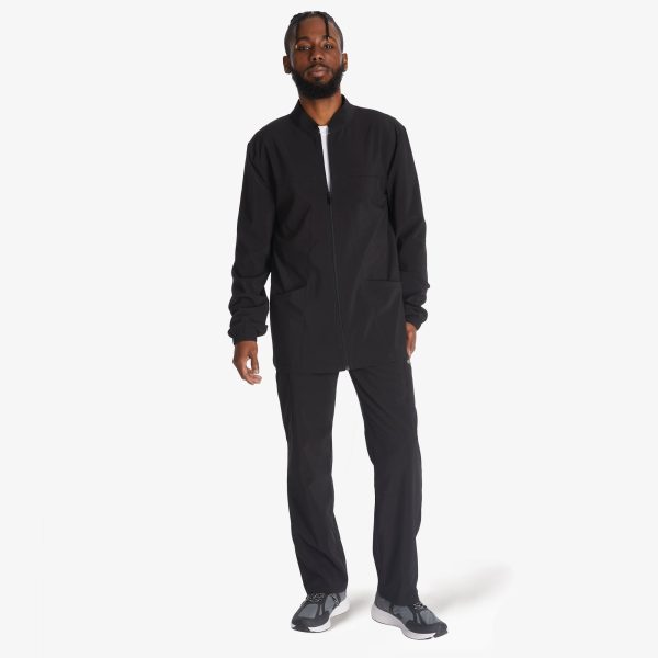 Men's EDS Essentials Zip Front Scrub Jacket - Image 5