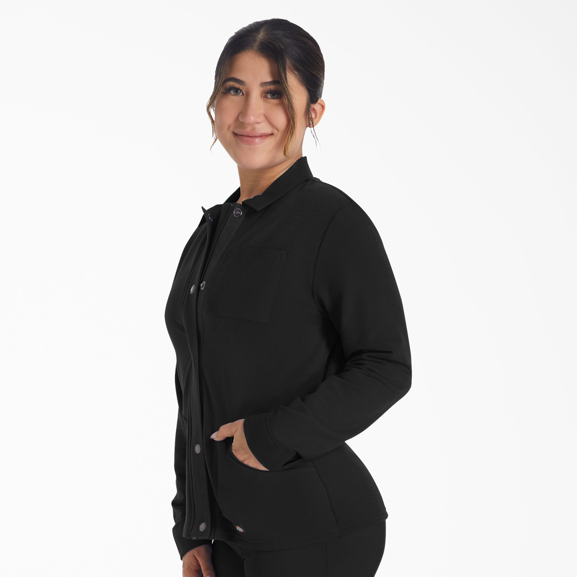 Women's EDS NXT Zip Front Scrub Jacket - Image 3