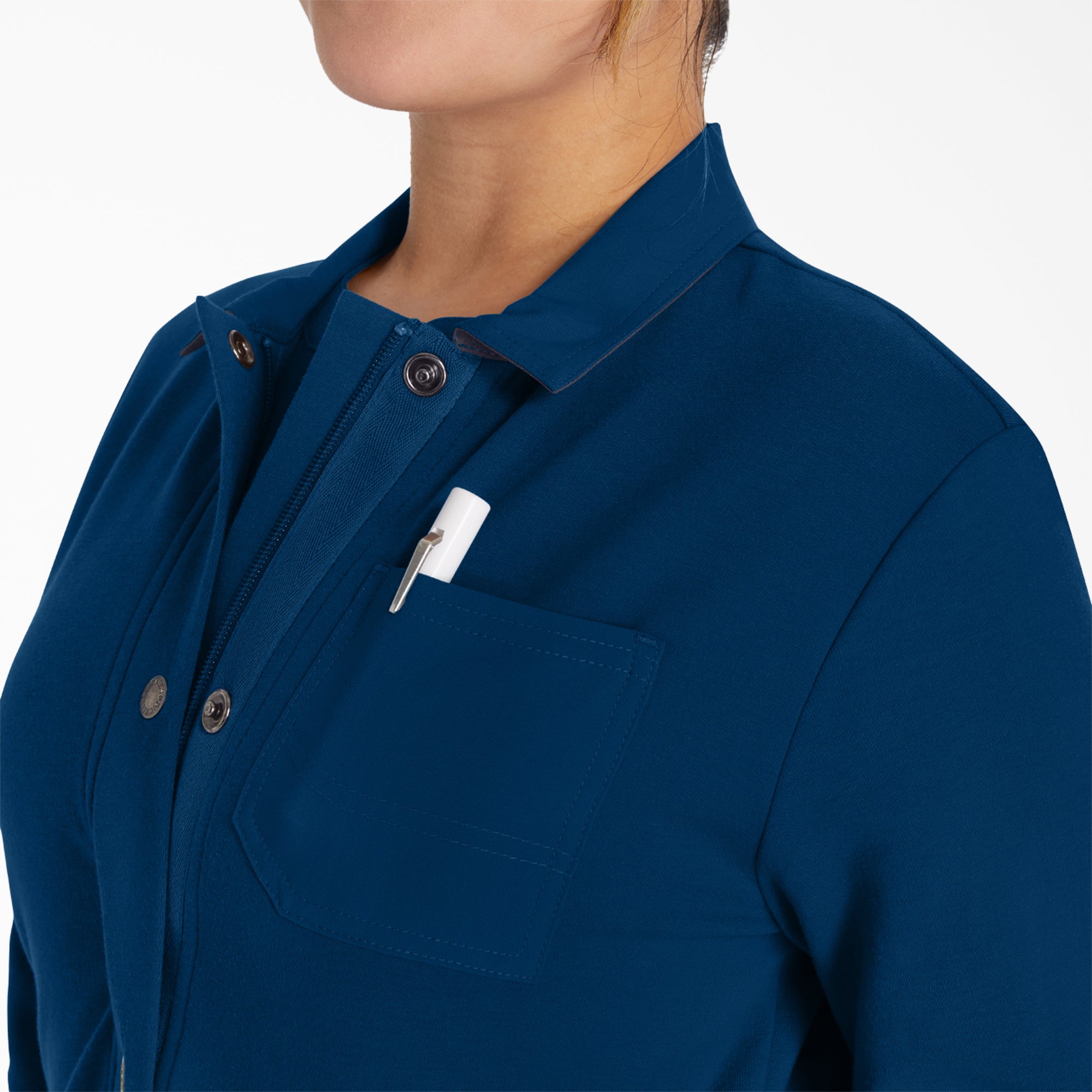 Women's EDS NXT Zip Front Scrub Jacket - Image 5