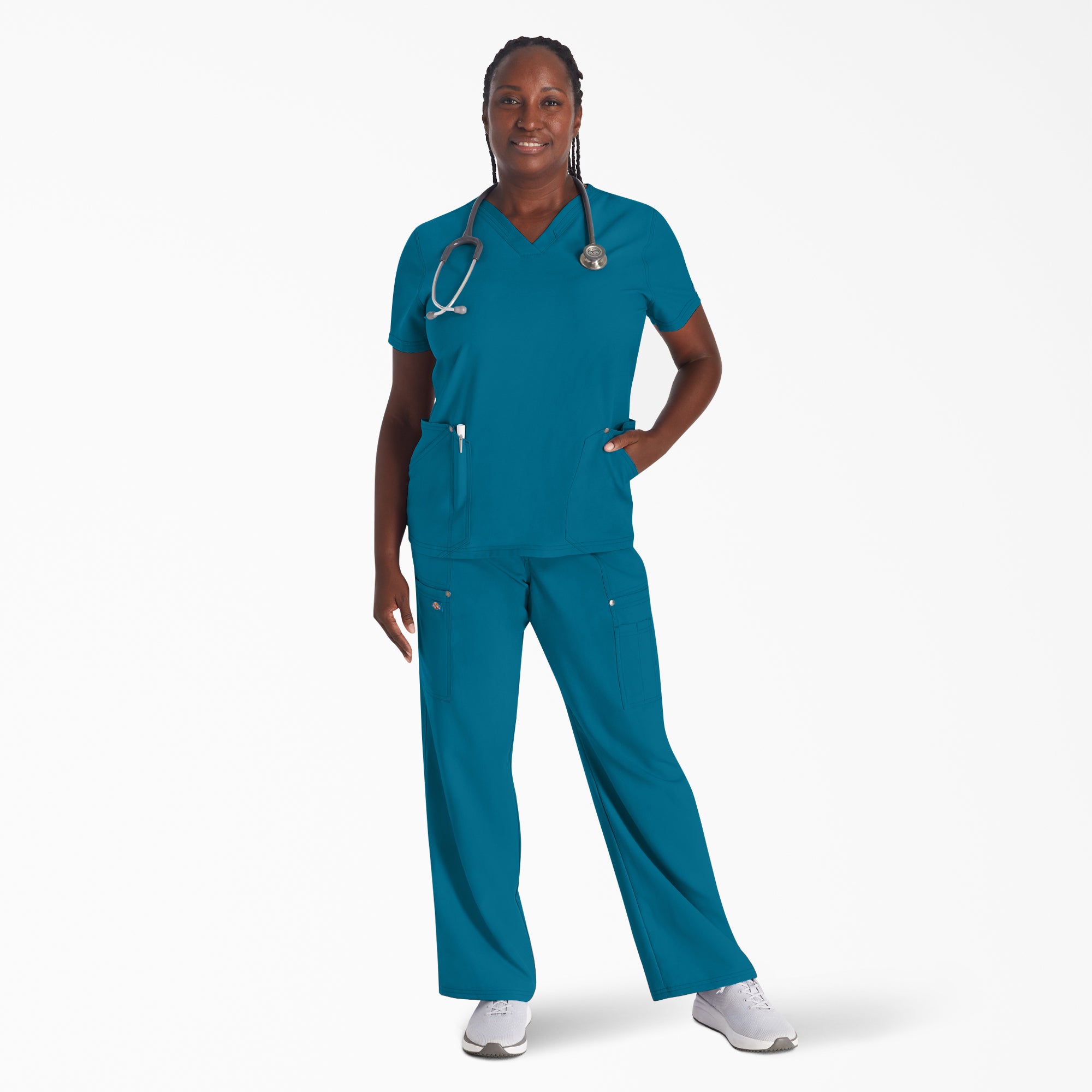 Women's EDS NXT V-Neck Scrub Top - Image 7