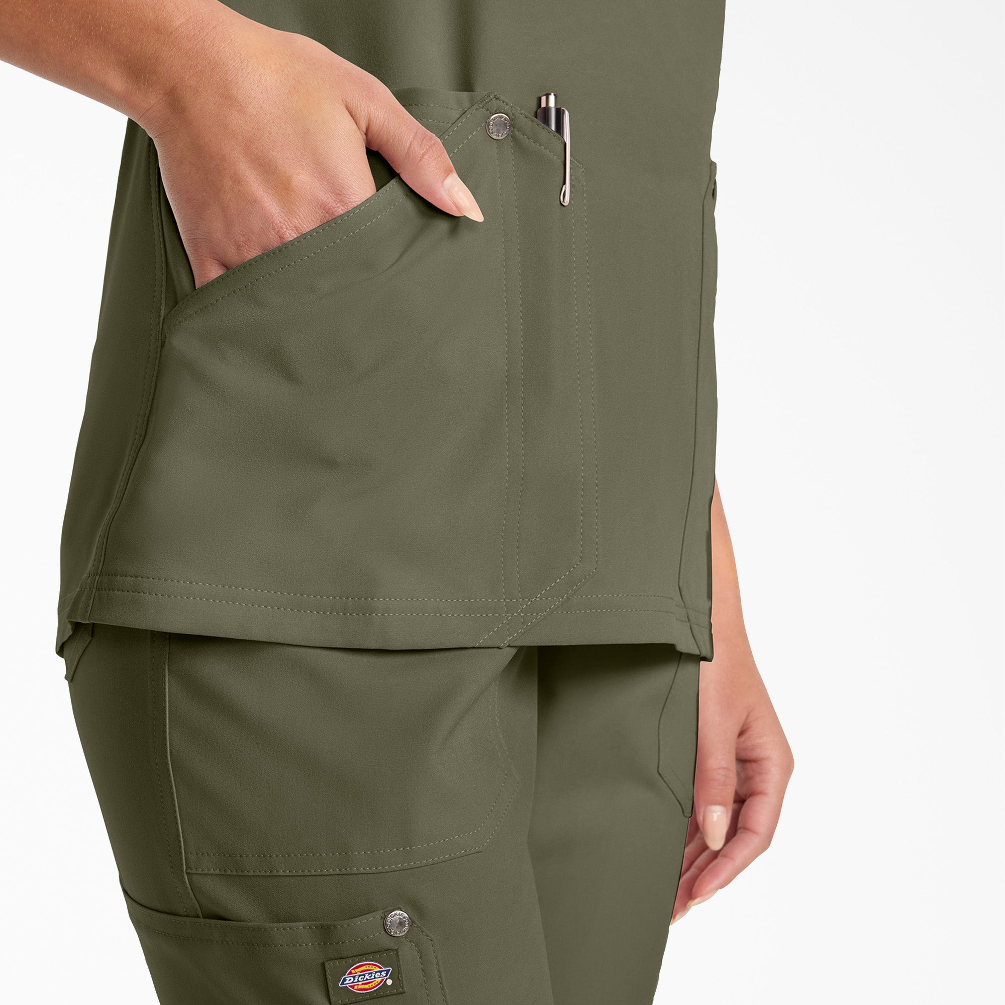 Women's EDS NXT V-Neck Scrub Top - Image 8