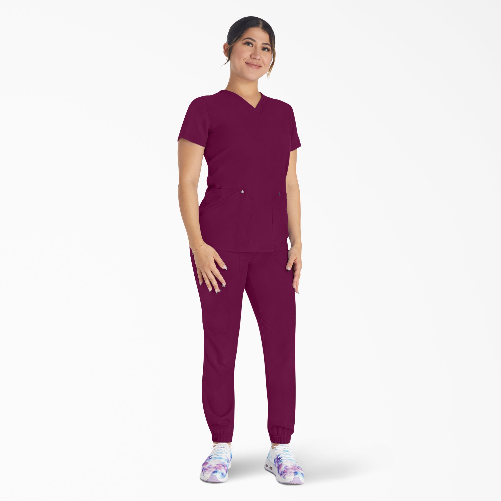 Women's EDS NXT V-Neck Scrub Top - Image 5