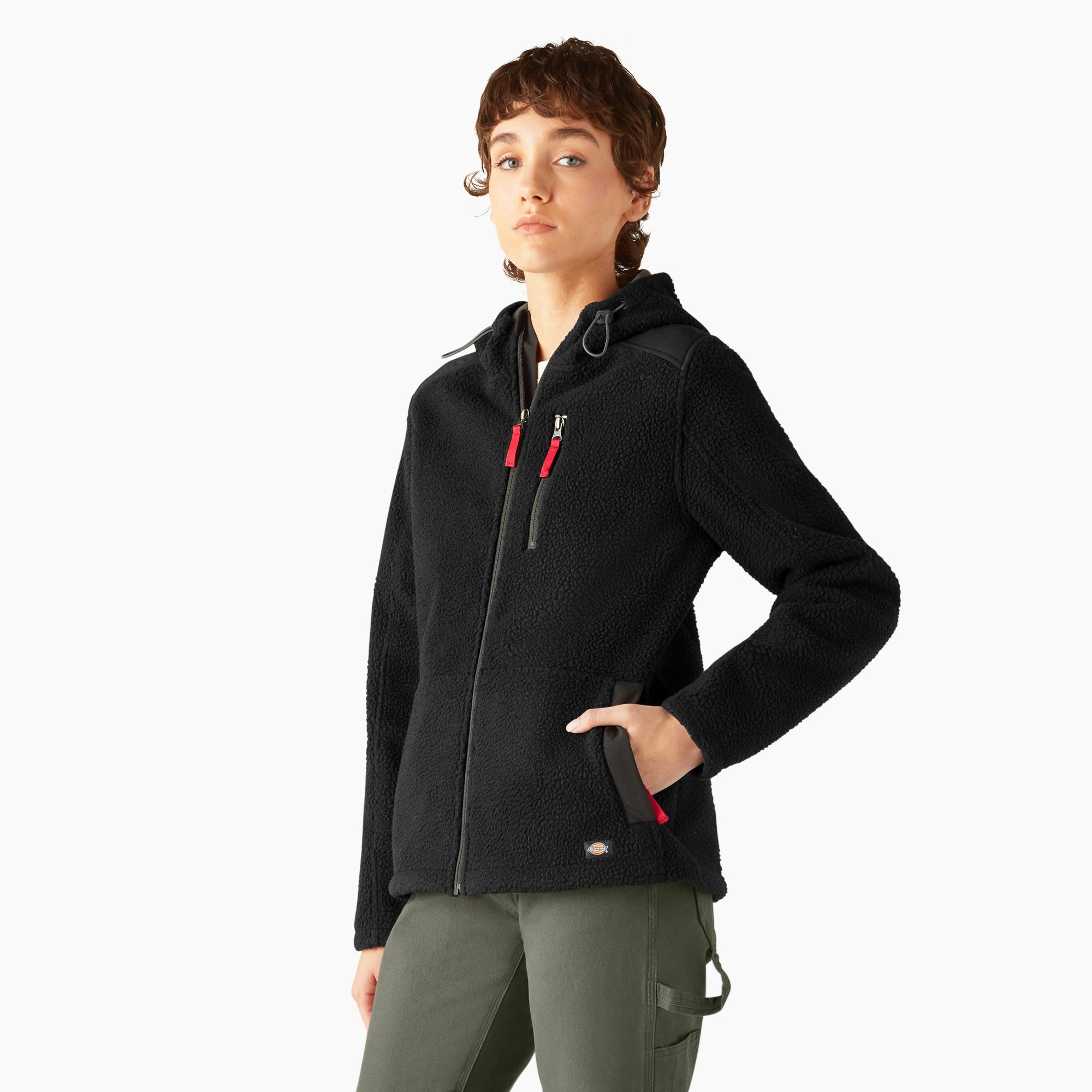 Women's High Pile Fleece Jacket - Image 3