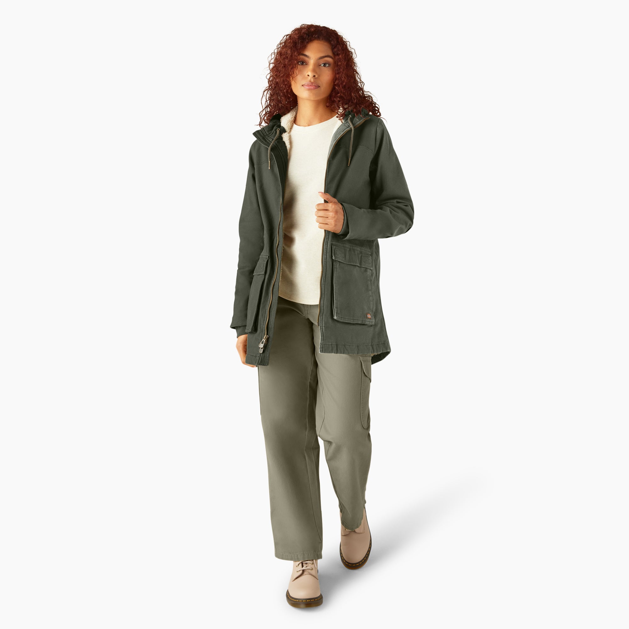 Women's Duck Canvas Parka - Image 4