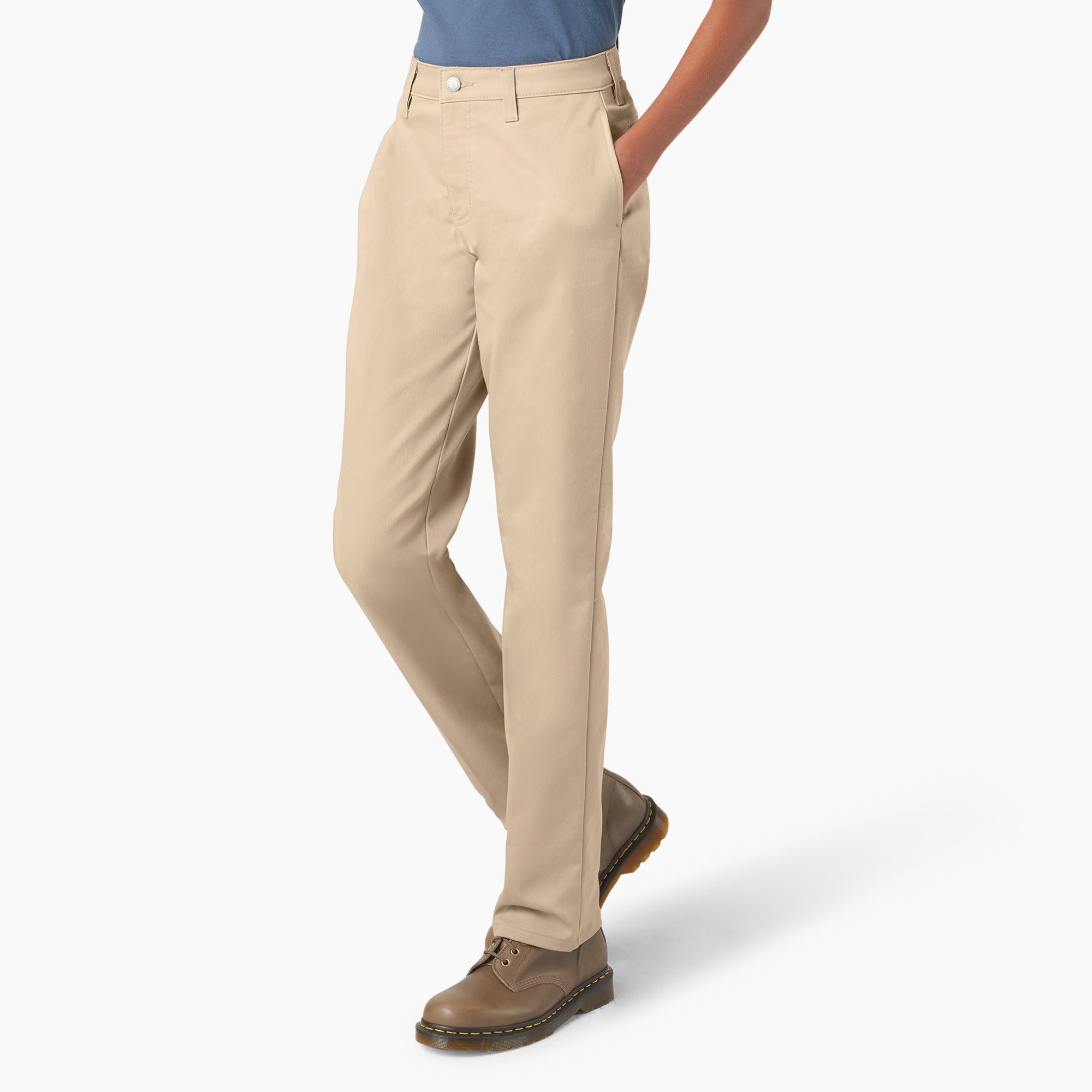Women's Super Flex Straight Leg Work Pants - Image 3