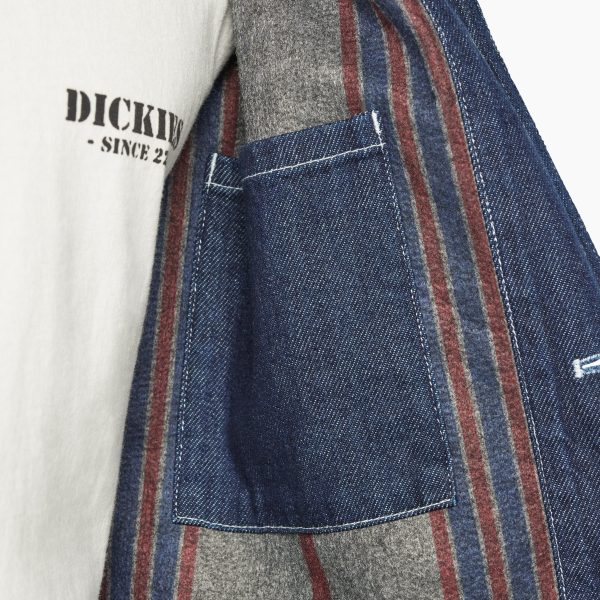 Blanket Lined Denim Chore Coat - Image 8