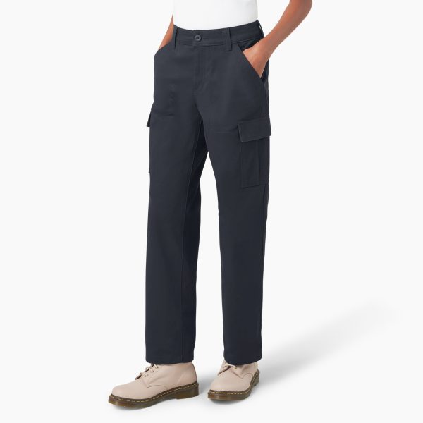 Women's Relaxed Fit Cargo Pants - Image 3