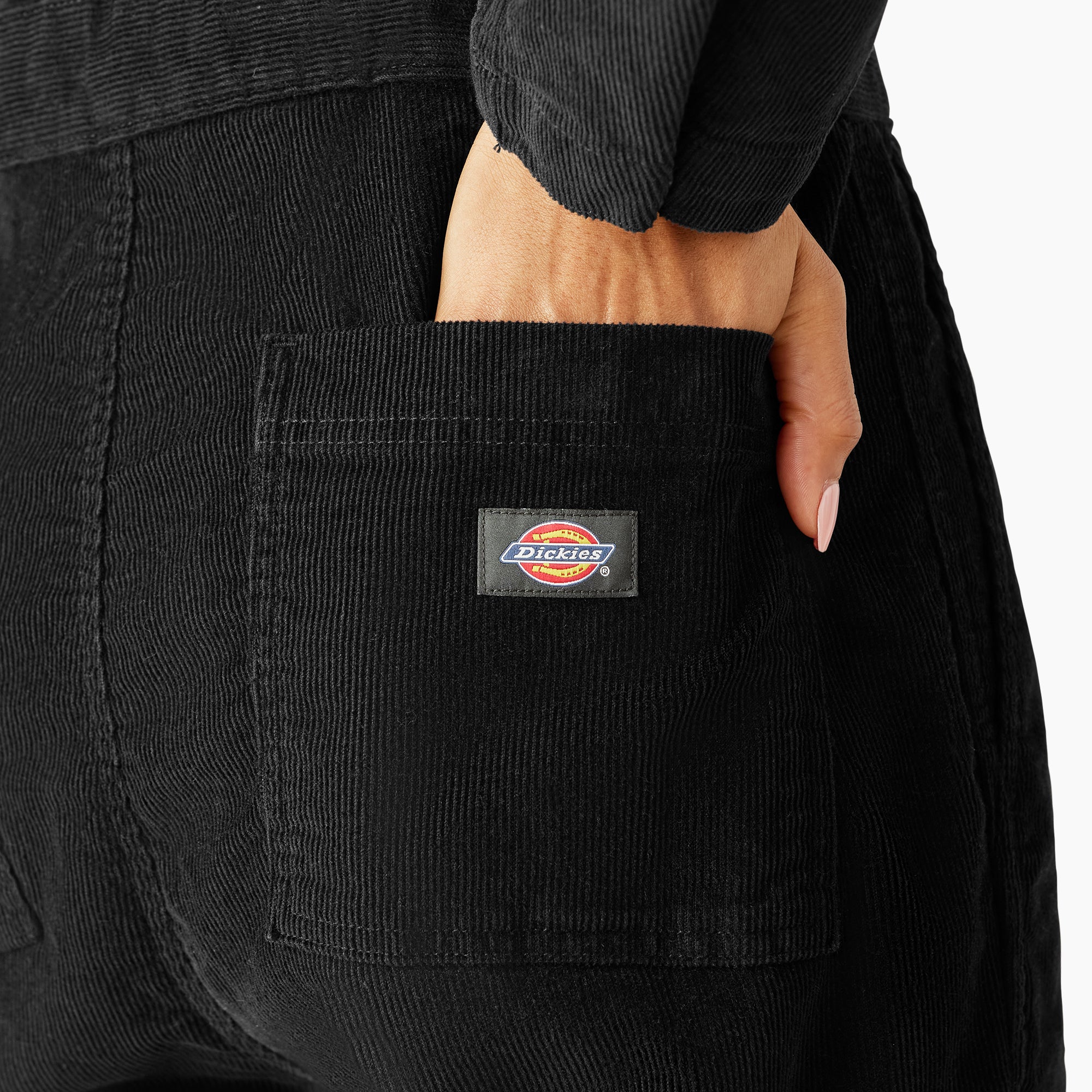 Women's Corduroy Long Sleeve Coveralls - Image 7