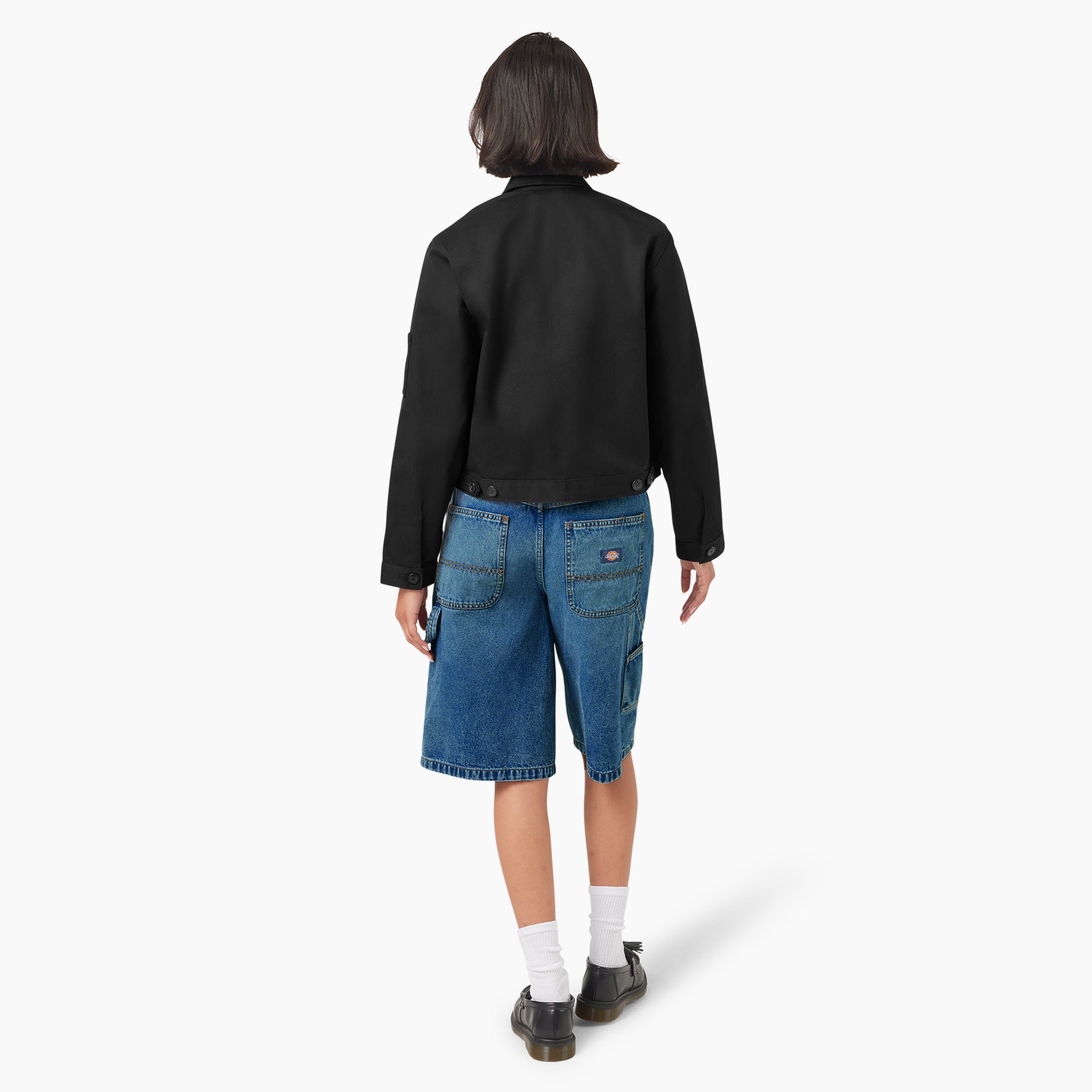 Women's Unlined Cropped Eisenhower Jacket - Image 5