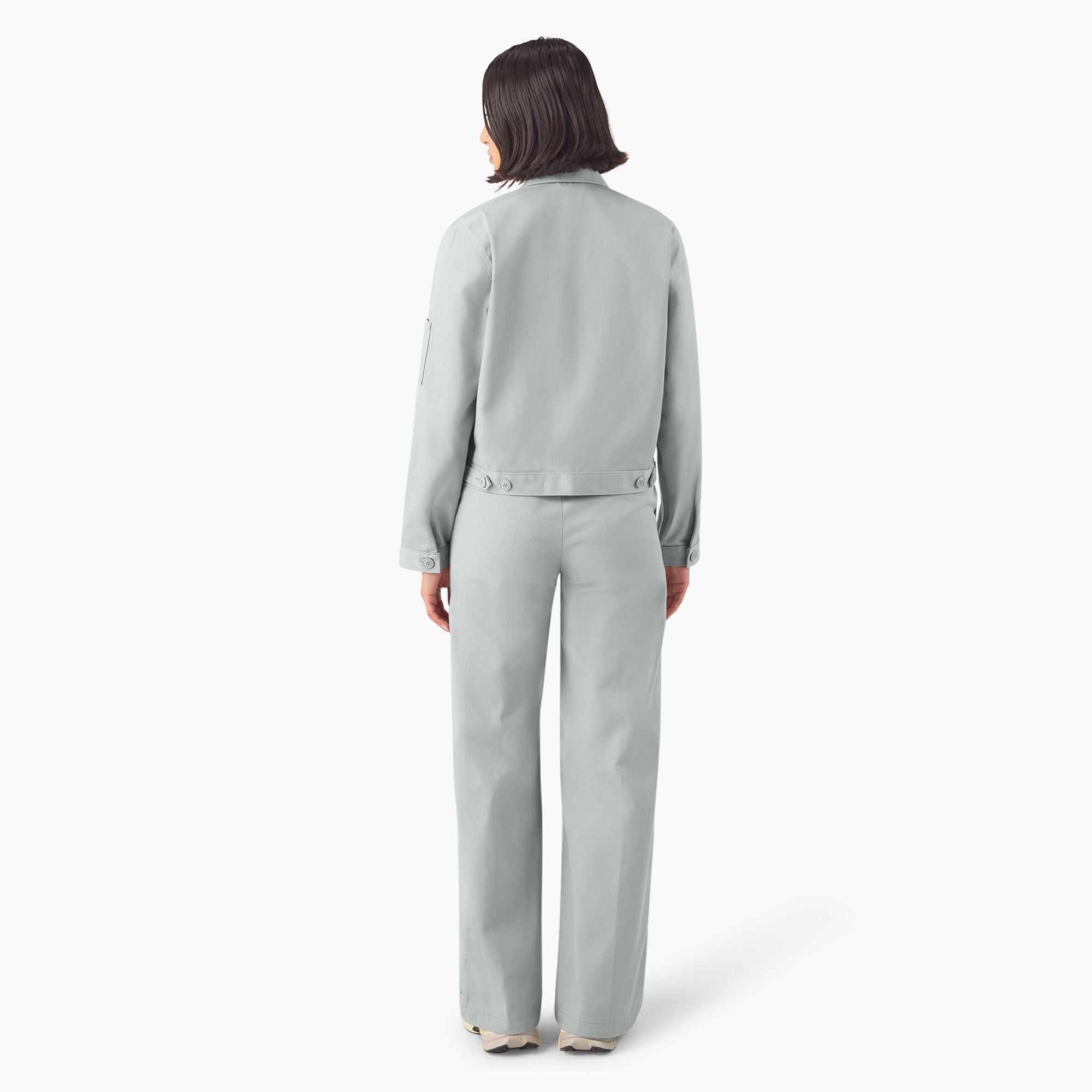 Women's Unlined Cropped Eisenhower Jacket - Image 6