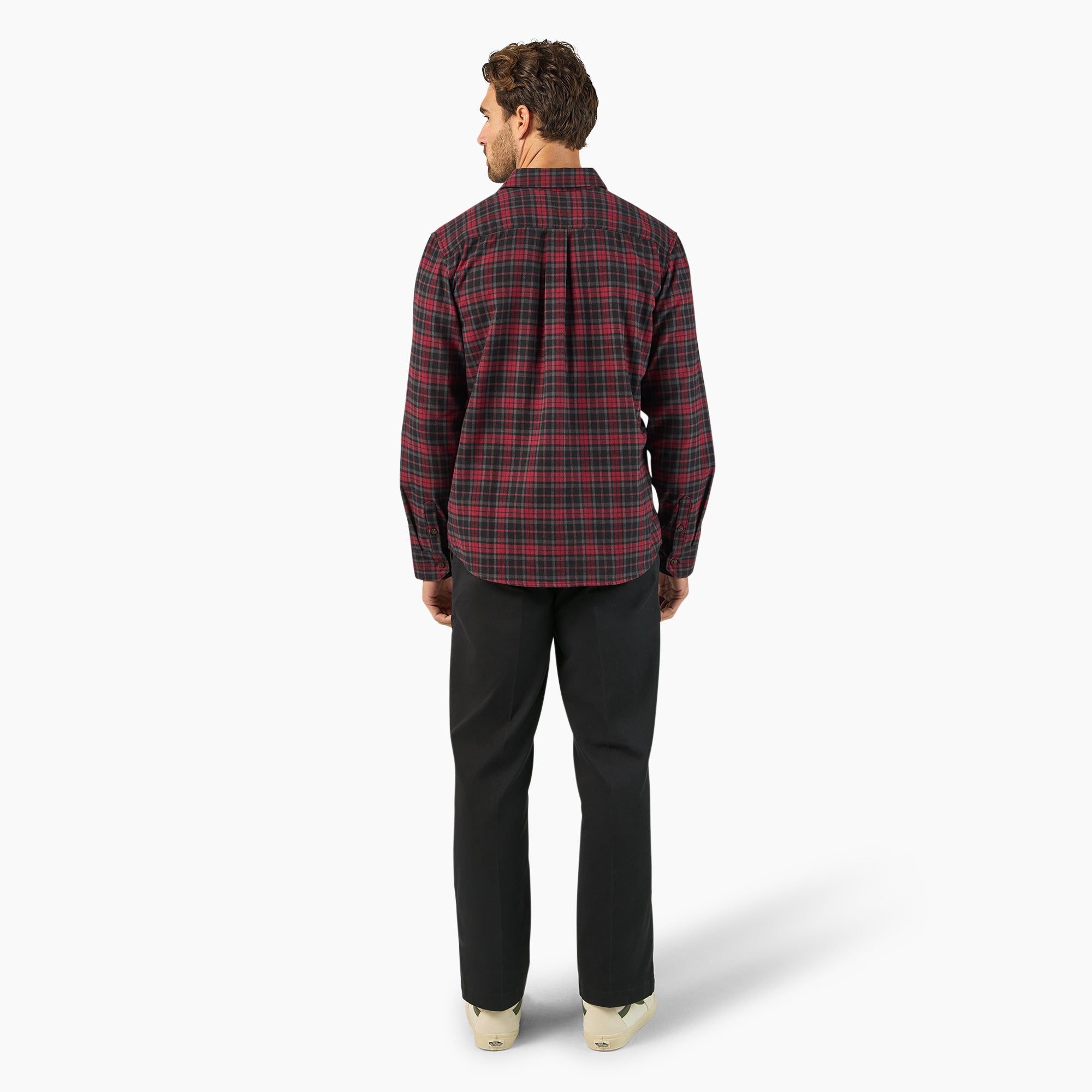 Long Sleeve Flannel Work Shirt - Image 5