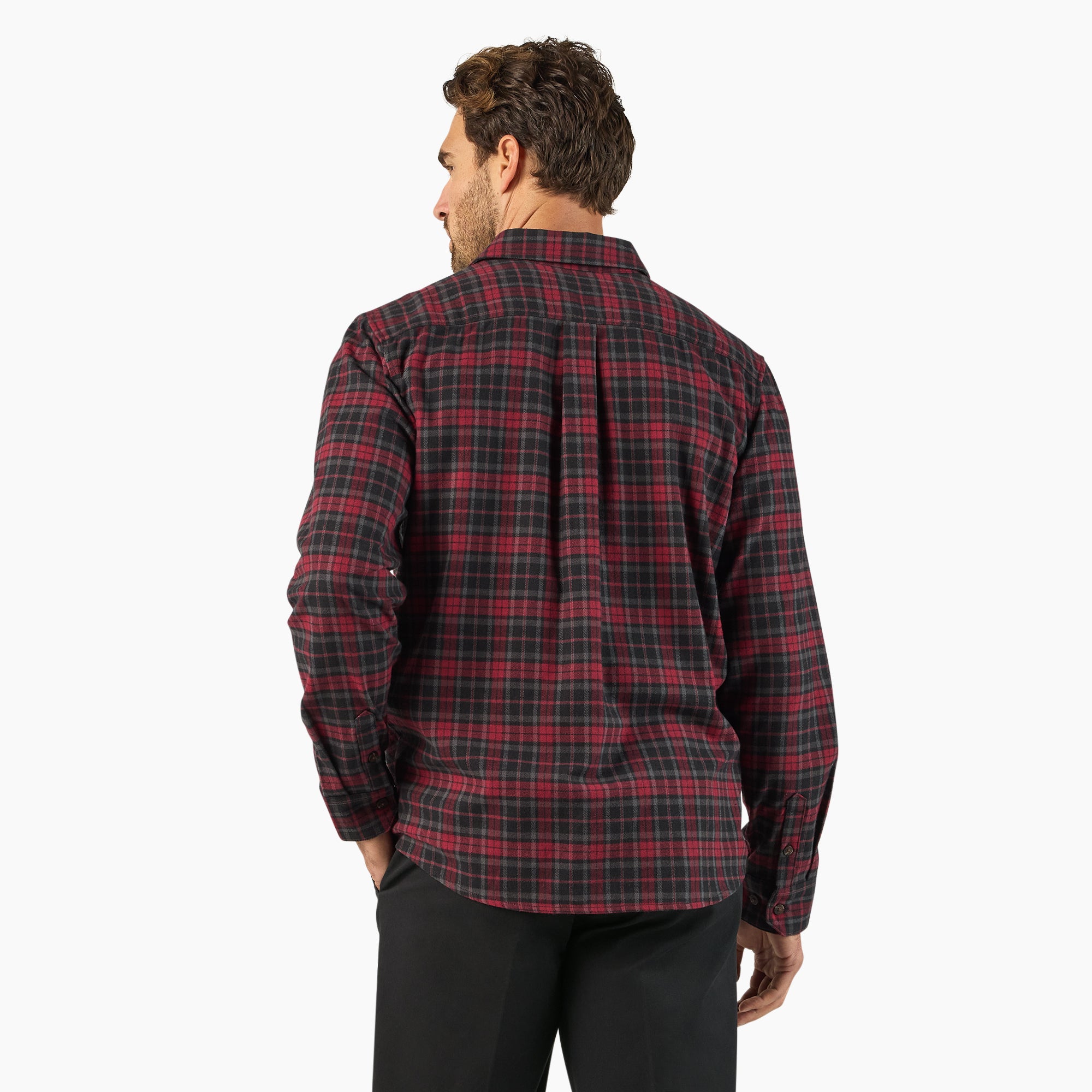 Long Sleeve Flannel Work Shirt - Image 2