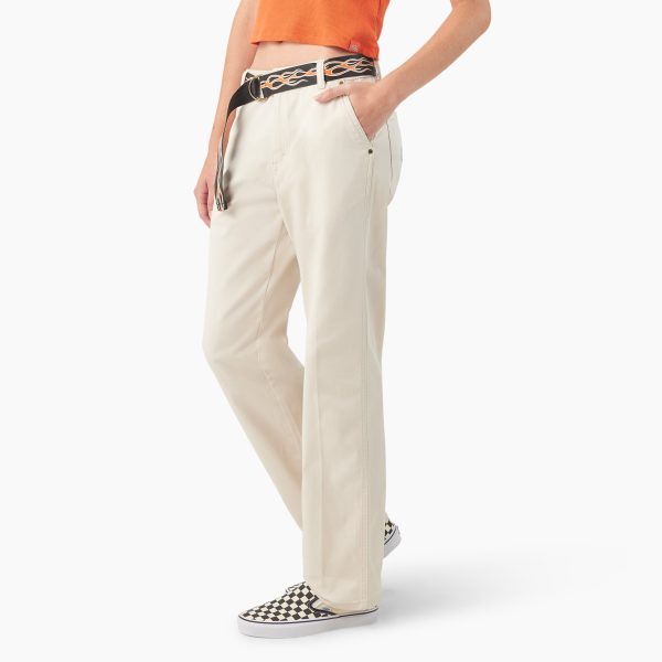 Dickies x Harley-Davidson Women's Carpenter Pants with Belt - Image 3