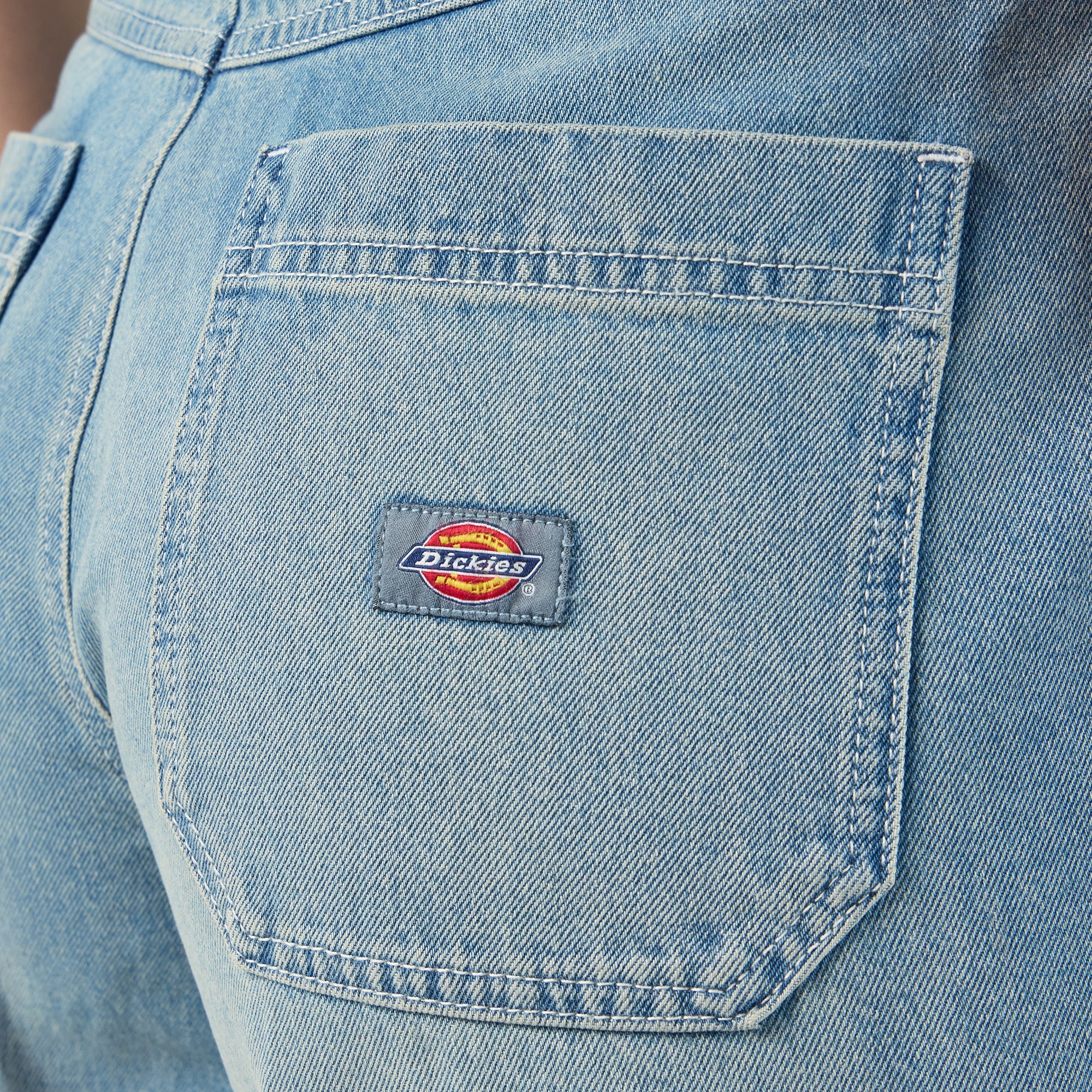 Women's Loose Fit Double Knee Jeans - Image 6