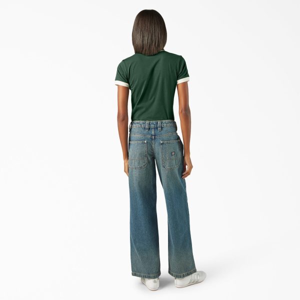 Women's Mechanic Loose Fit Jeans - Image 5
