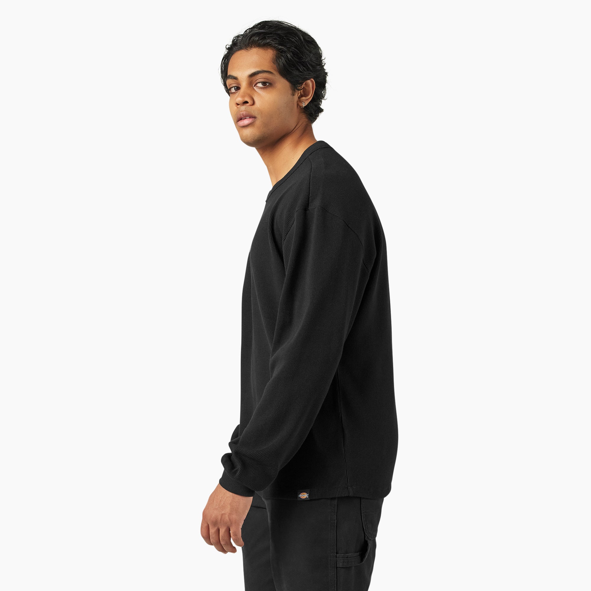 Long Sleeve Waffle Shirt - Image 3