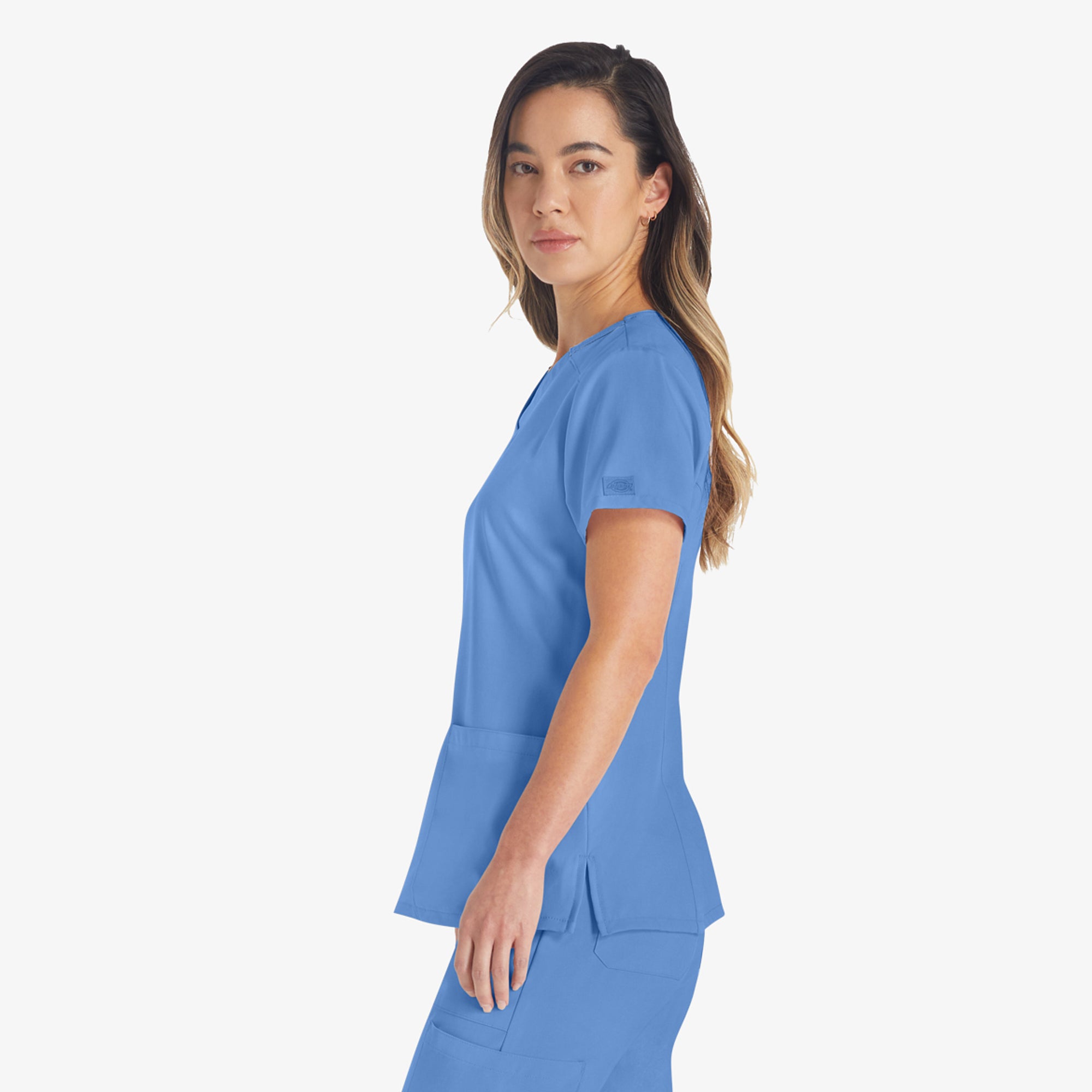 Women's EDS Essentials V-Neck Scrub Top - Image 3