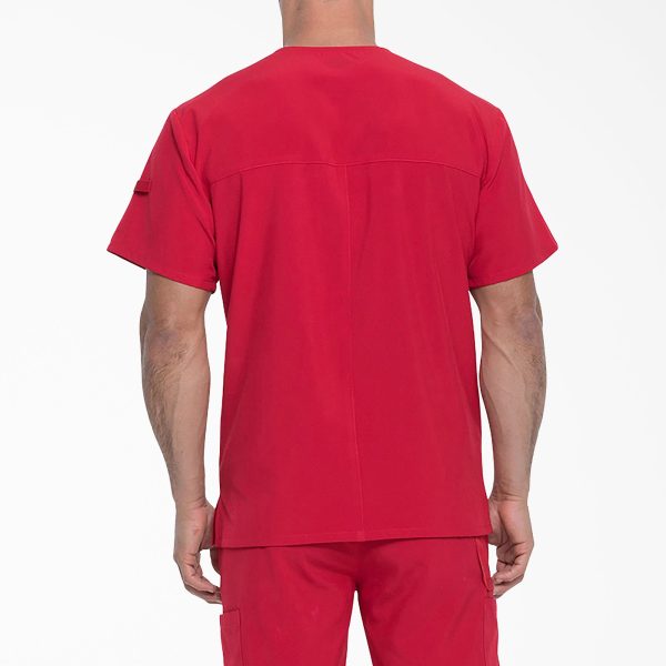 Men's EDS Essentials Tuckable V-Neck Scrub Top - Image 2
