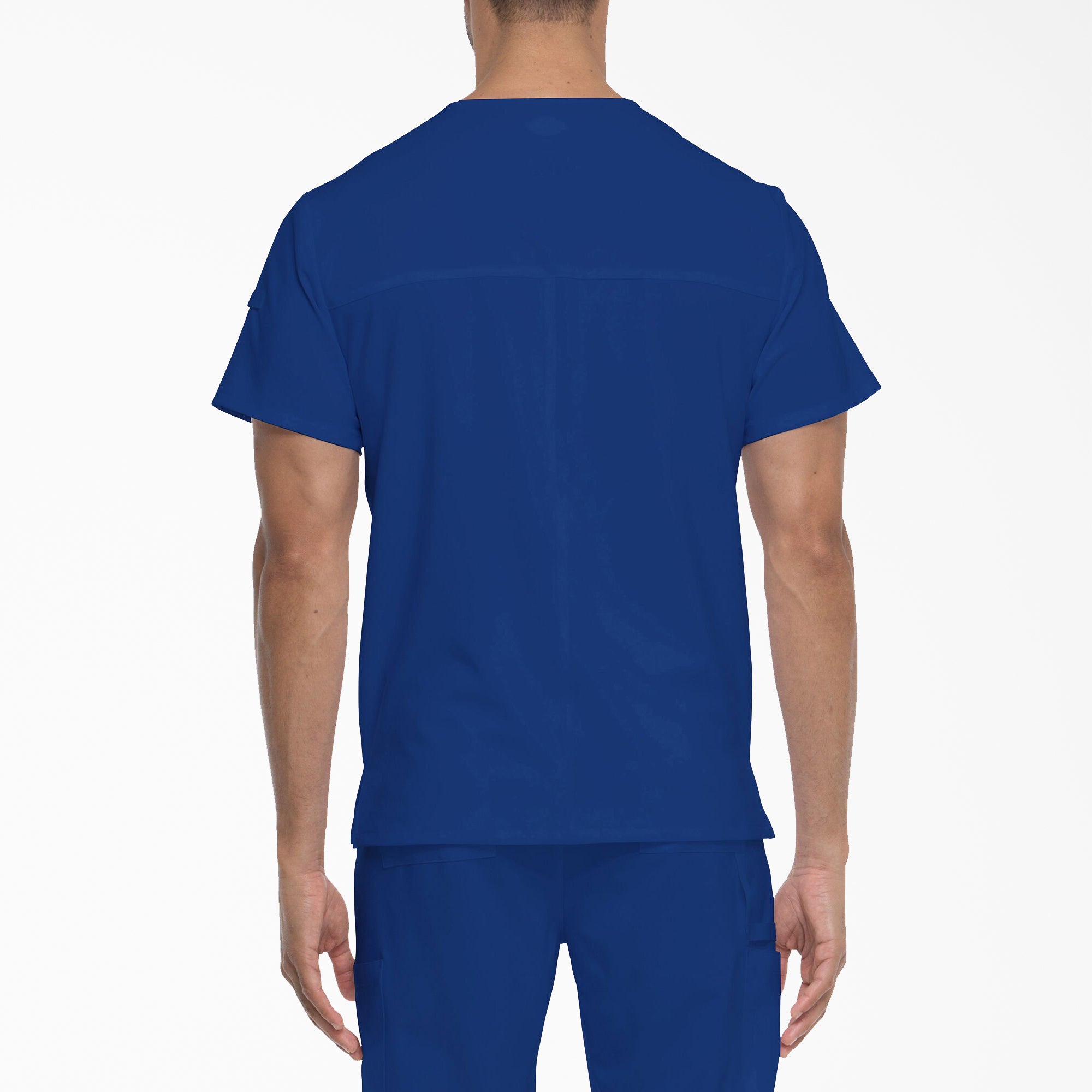 Men's EDS Essentials Tuckable V-Neck Scrub Top - Image 2