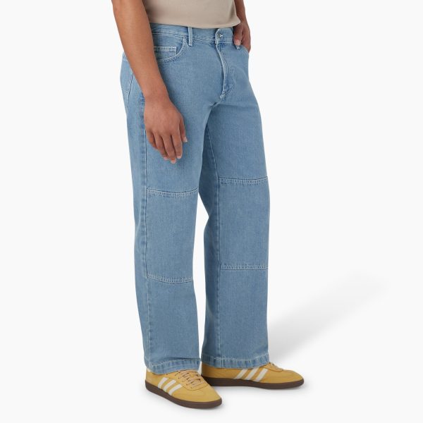 Loose Fit Double Knee Jeans - Image 4