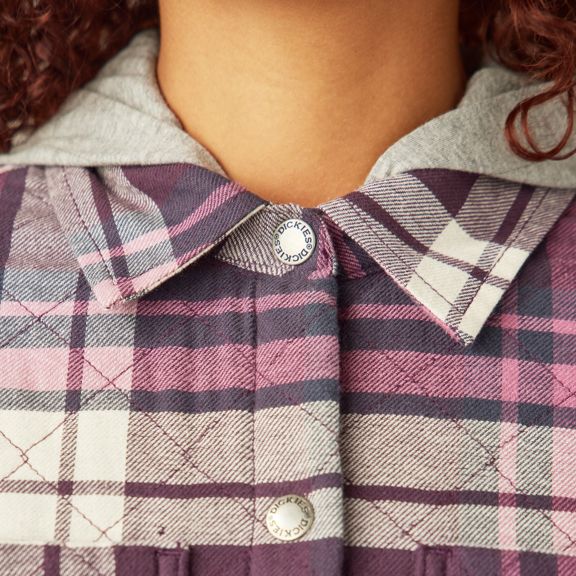 Women's Flannel Hooded Shirt Jacket - Image 7