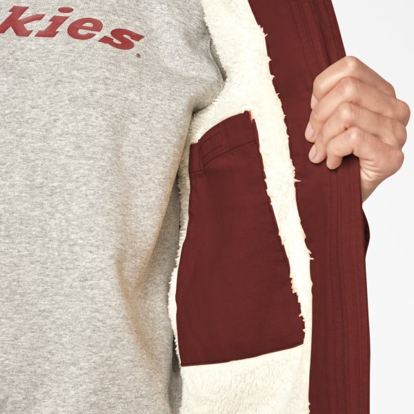 Women's Fleece Lined Duck Canvas Jacket - Image 6