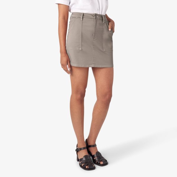 Women's High Waisted Carpenter Skirt - Image 4